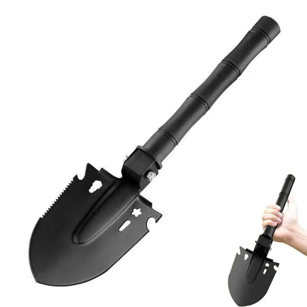 Multi-Function Foldable Shovel For Outdoor Camping Hiking Gardening Snow Removal Durable Military Survival Mini Shovel Tool