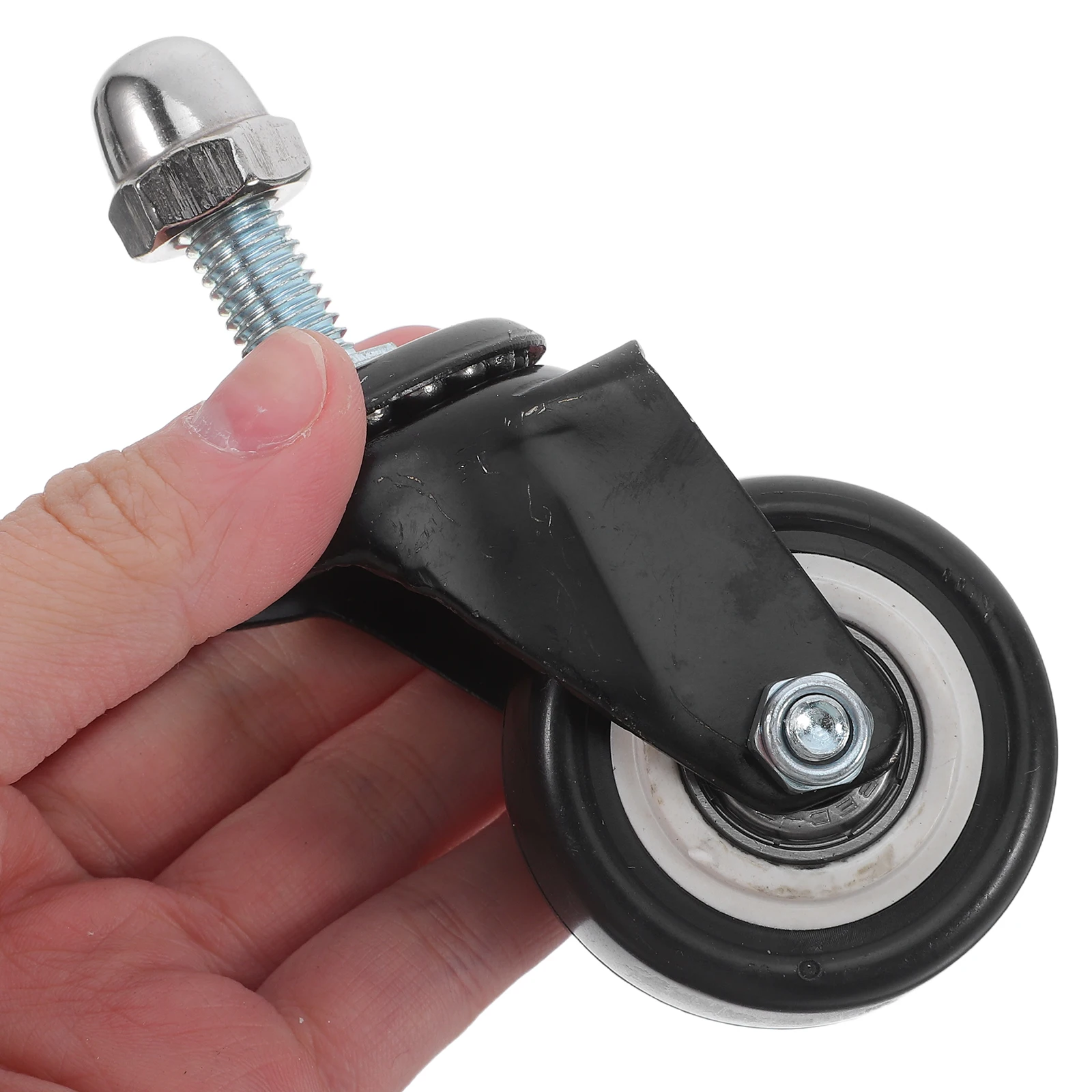 

2pcs Water Pusher Accessories Mini Swivel Casters EVA Glue Strips for Office Chair Tennis Squeegees Universal Replacement
