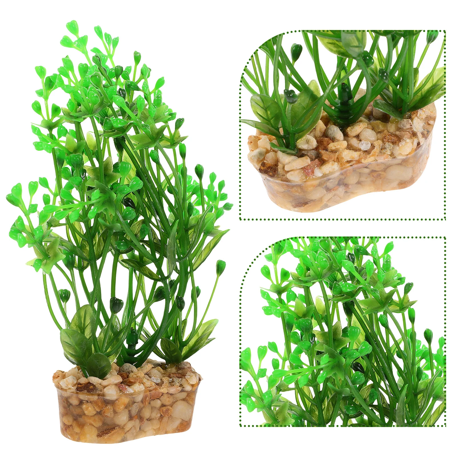 

Artificial Water Plants Aquatic Decoration for Fish Tank Plastic Freshwater Underwater Plant Scenery Aquarium Decor Betta nament