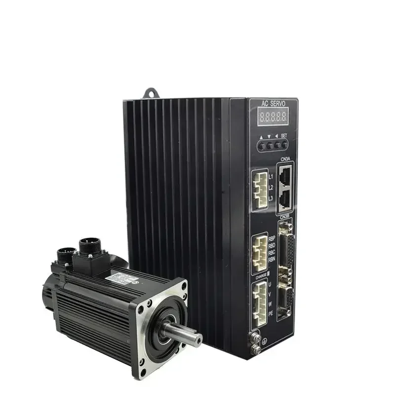 

High torque 220V 5.5kW 5500w 1500RPM 35N.m Servo Motor AC Motor With Servo Drive