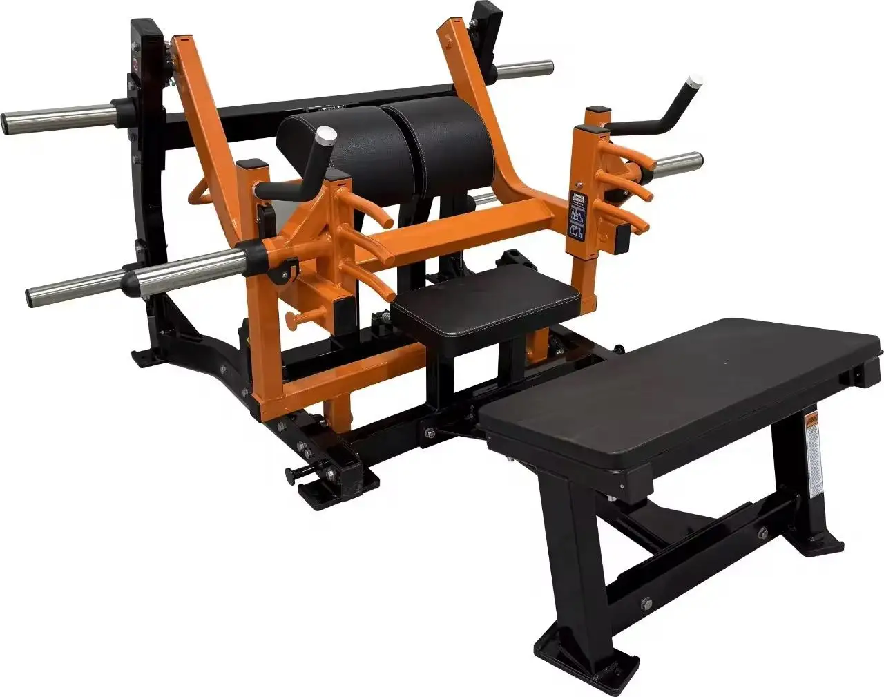 Commercial Gym Equipment New Design Plate Loaded Strength Fitness Glute Trainer Hip Glute Drive Thruster Machine