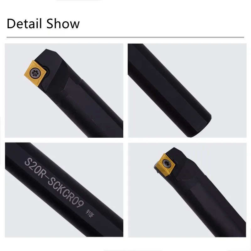 SCKCR/L S08K S10K S12M S14N S16Q S18Q S20R S25S herramientas de corte de torno de Metal máquina de torno herramientas de torneado CNC herramienta de torneado externo