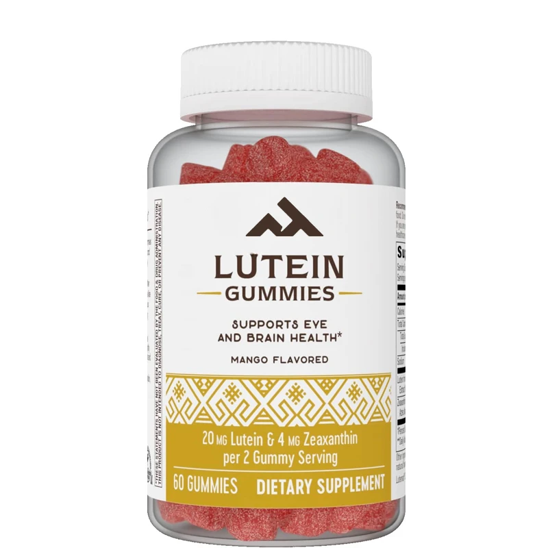 

Lutein Gummies Contain Zeaxanthin, Eye Health Supplements *, Mango Flavor, 60 Capsules