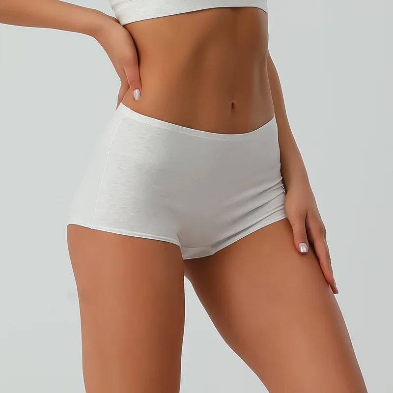 

High Waist Women Panties Cotton Plus Size Briefs Ladies Boxer Sexy Lingerie Seamless Breathable Safety Pants Solid Underwears