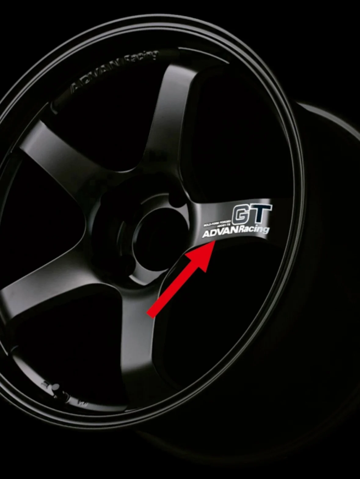 4-Piece Set ADVAN Racing GT Wheel Hub Cap Repair Stickers Modification Car Decals Tire Bell Flower Stickers Auto Accessories