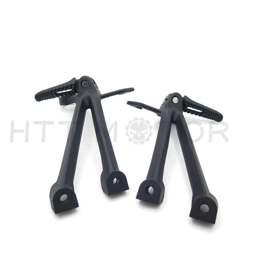 Right and Left Rear Foot Pegs Footrest Bracket for Suzuki GSXR 600 750 2008 2009 2010 Aftermarket Motorcycle Parts Passenger