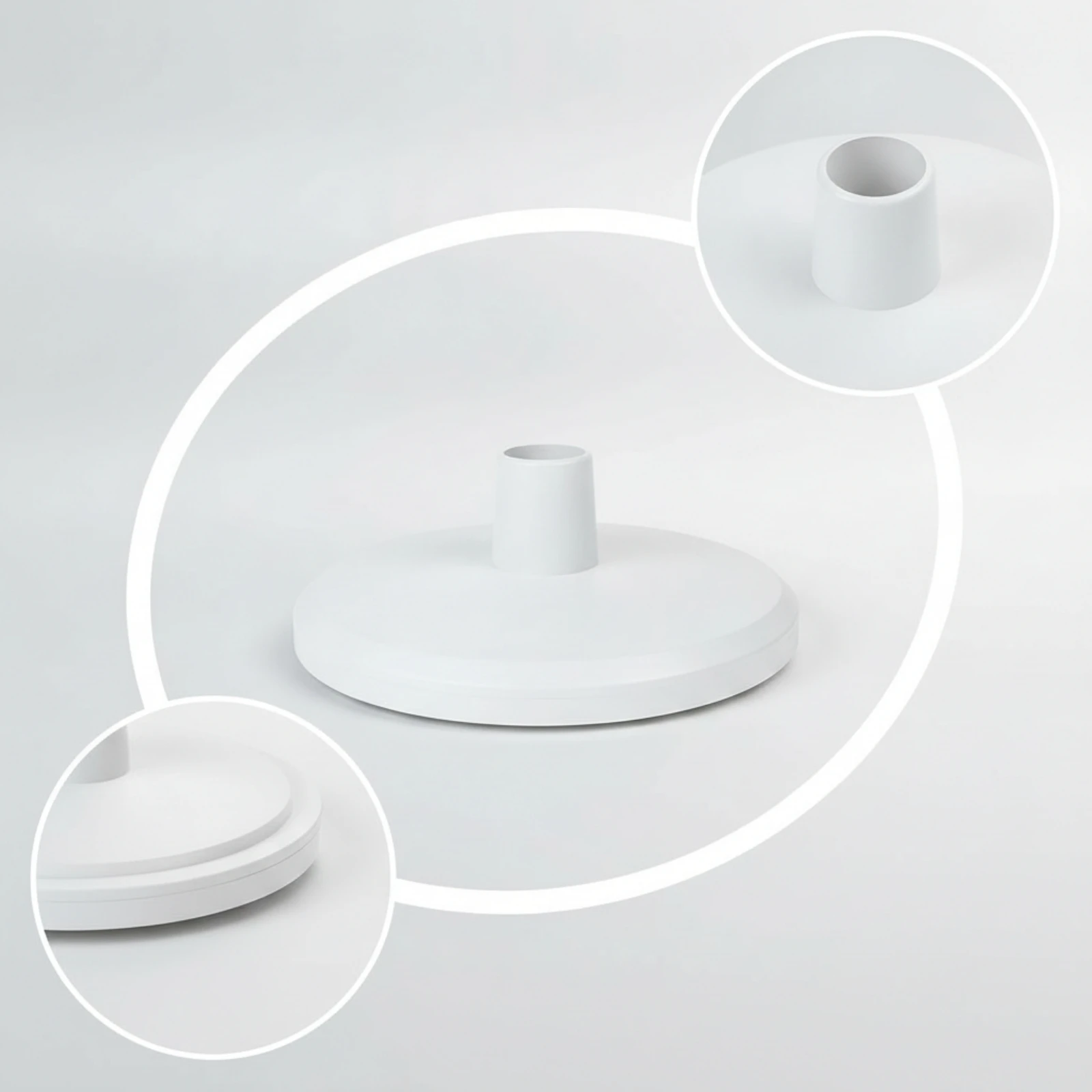 Pool Skimmer Vacuum Plate Round Skimmer Vacuum Plate in-Ground Resistant