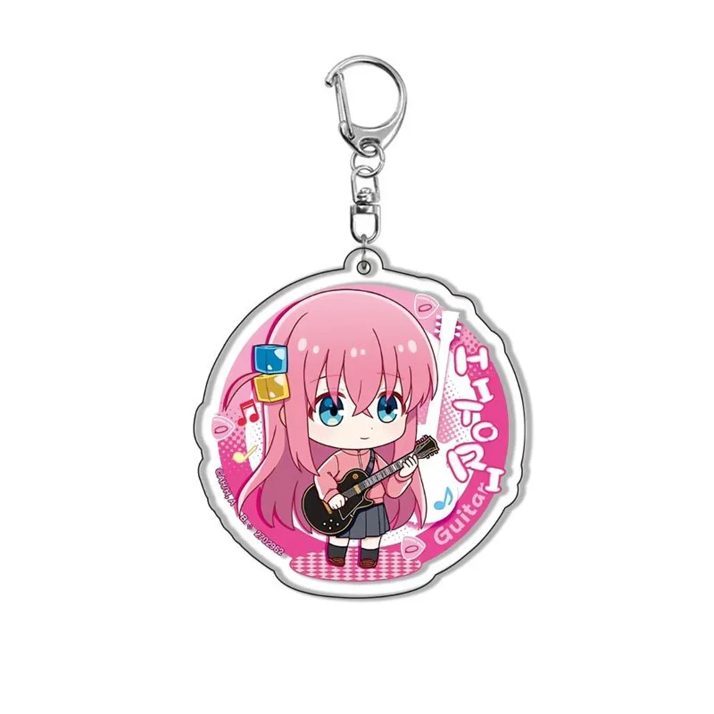 New Anime Bocchi The Rock Girls 6cm Figures Hitori Gotou Ryou Yamada PA-san Kikuri Hiroi Seika Ijichi Acrylic Keychain Gifts