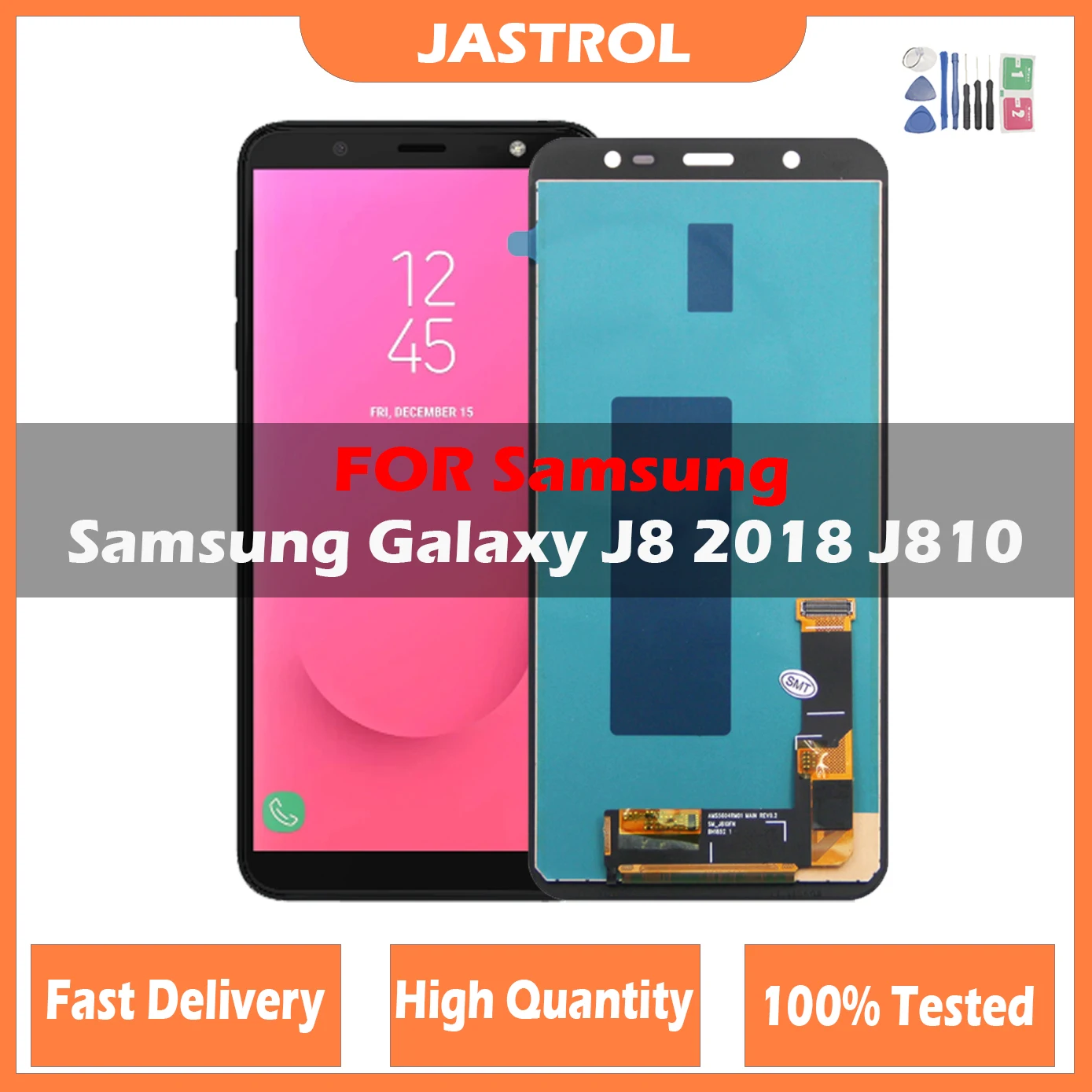 100% Tested 6.0'' LCD Display For SAMSUNG Galaxy J8 2018 Display Touch Screen Replacement For Galaxy J810 J810F SM-J810M Display