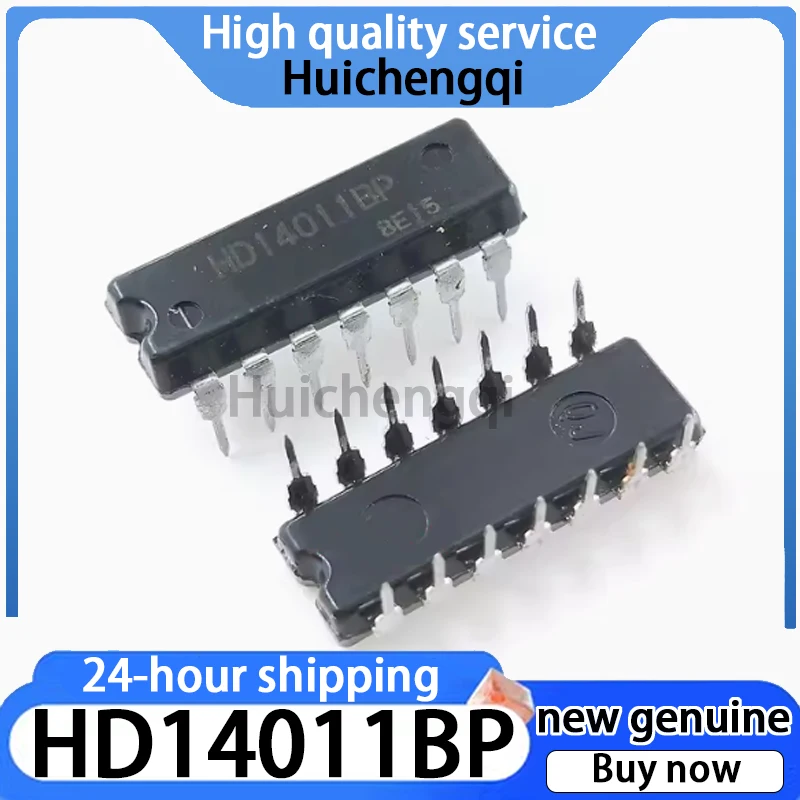 5PCS Original Genuine HD14011BP HD14011 Four-way Two Input NAND Gate - Logic Direct Insertion DIP14