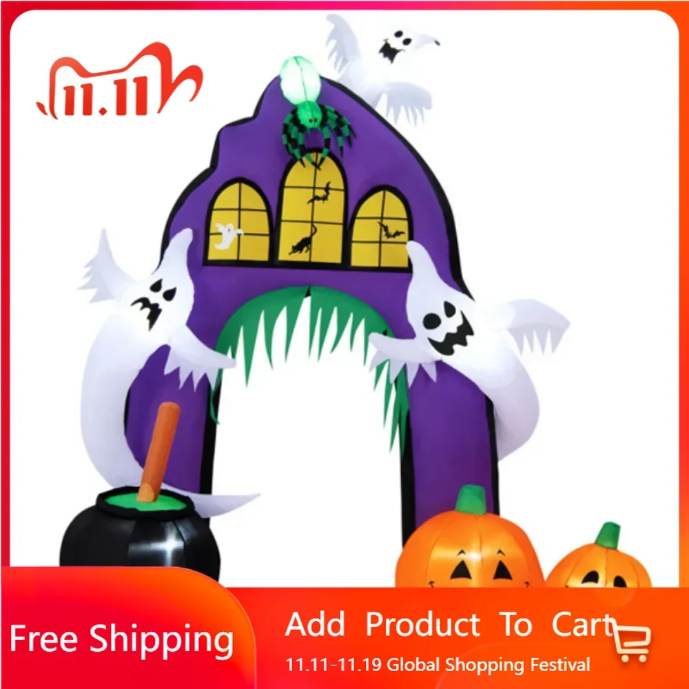 

9 Feet Halloween Inflatable Archway Decor