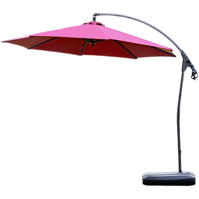 Parasol Sun umbrella Outdoor banana umbrella Garden umbrella Advertising umbrella Stand beach umbrella Base courtyard