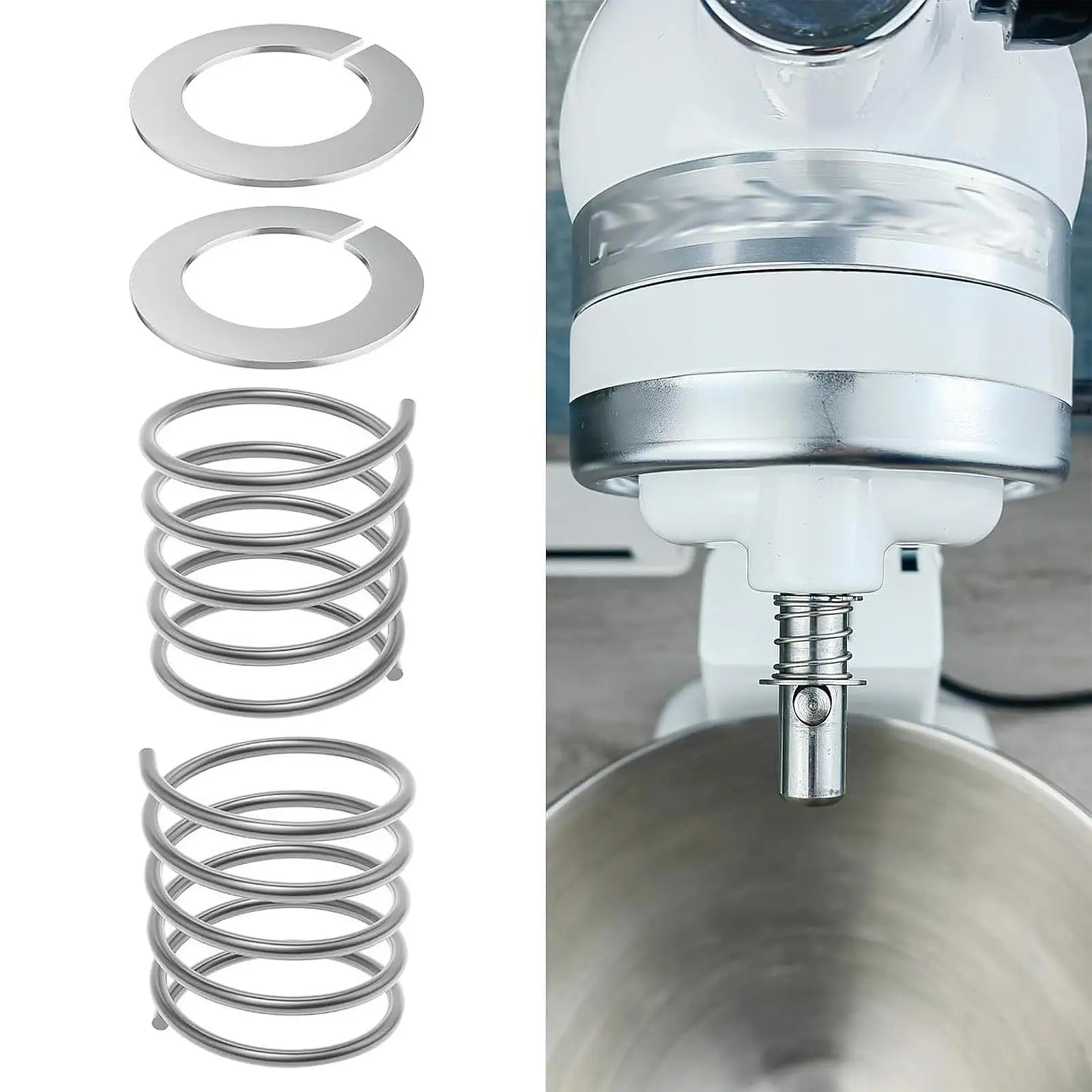 3.5/4/5/6/7/8Qt 믹서 액세서리용으로 설치가 쉬운 스프링 및 와셔 4개