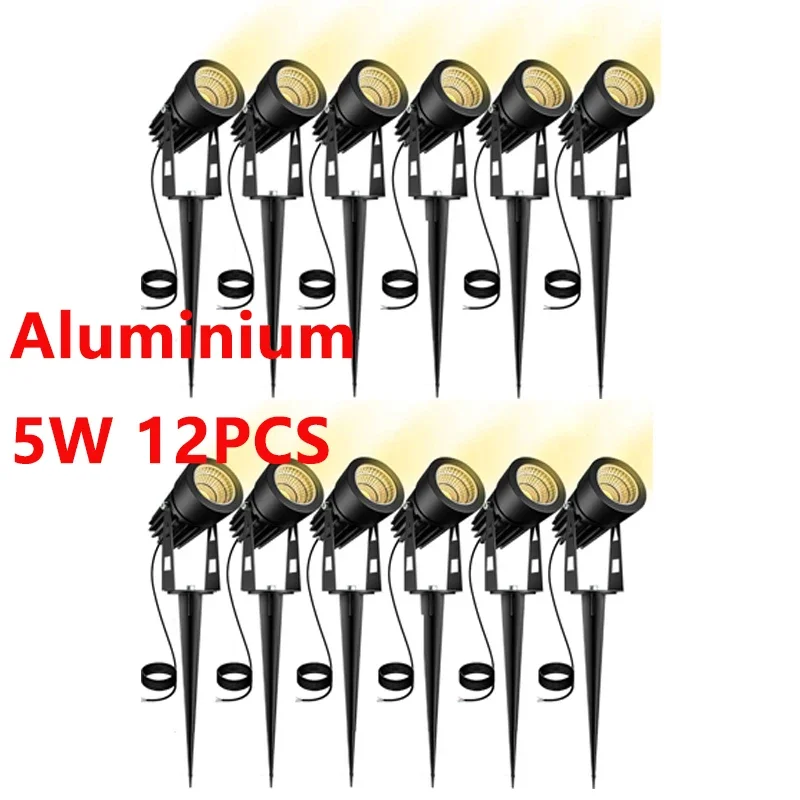 IP65 防水屋外ガーデン LED 芝生ランプ 220V 110V 12V 3 ワット 5 ワット芝生ライトスパイク電球 Tuinverlichting 屋外照明ガーデン