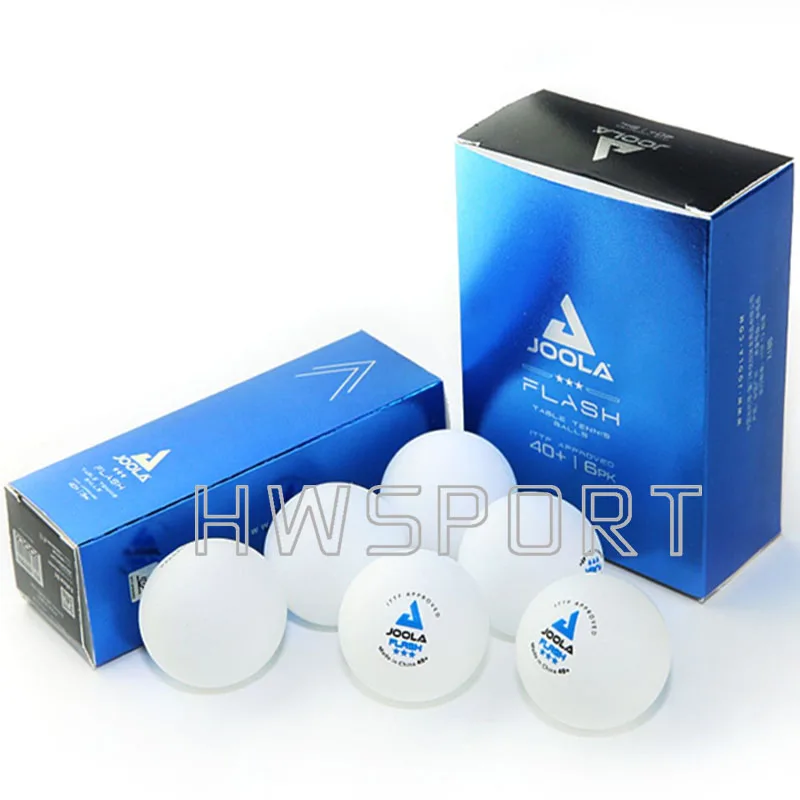 JOOLA Flash 3-Star Table Tennis Balls Seamless European Games Designated Match Ping Pong Ball with ITTF Approved