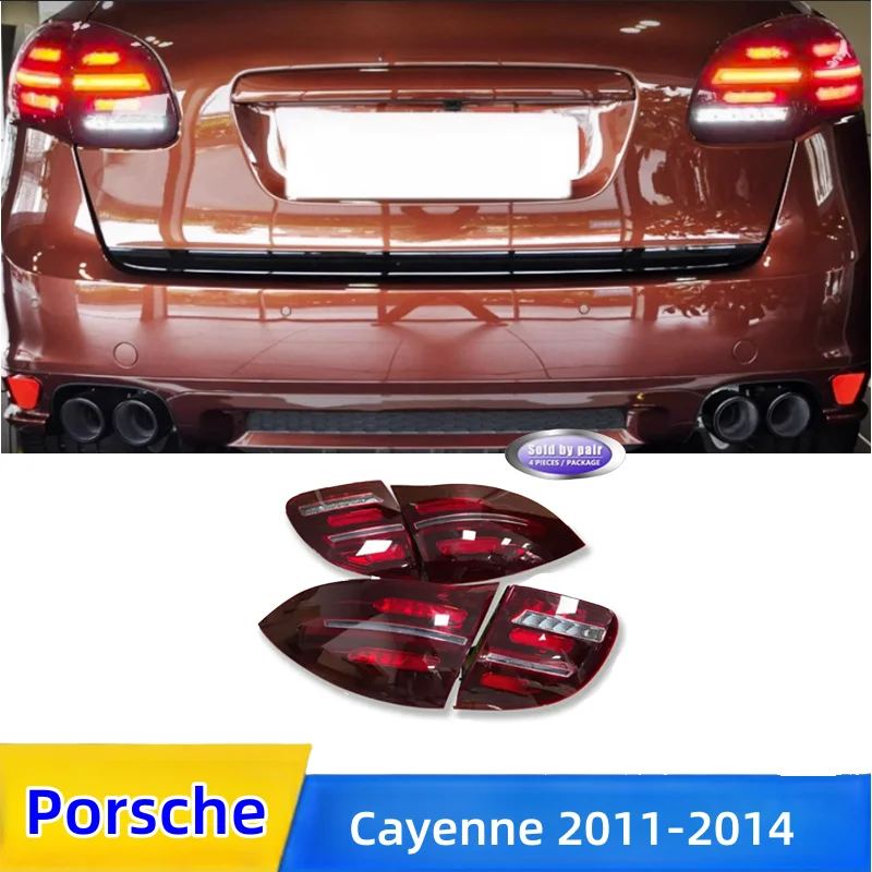 Taillights for Porsche Cayenne 958.1 2011-2014 taillight LED new upgraded style plug and play 