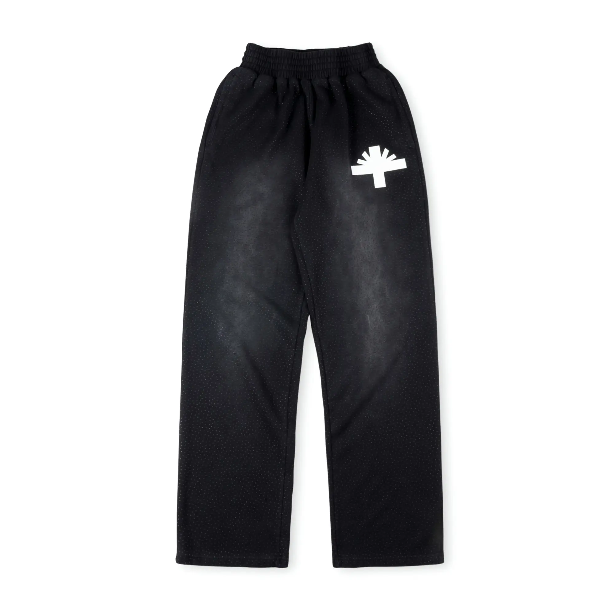 

Vertabrae Spotted Pants 3D logo Sparkling Washed men's and women's straight casual pants