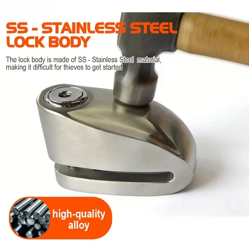 

Популярный противоугонный замок для дисковых тормозов OEM ODM с ключом, аксессуары для велосипедов, мотоциклов и электросамокатов.