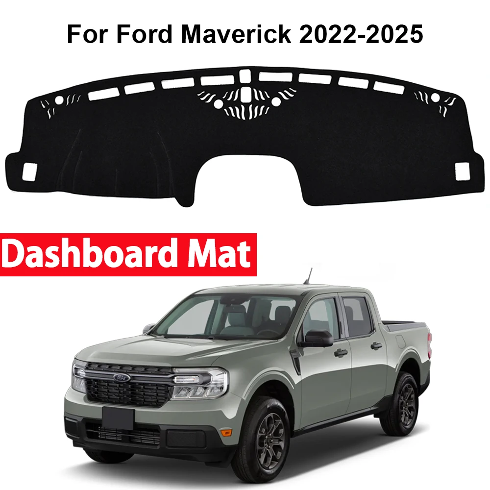 

Car Dashboard Cover Mats For Ford Maverick 2022 2023 2024 Sun Shade Avoid Light Pads Instrument Panel Carpets Car Accessories