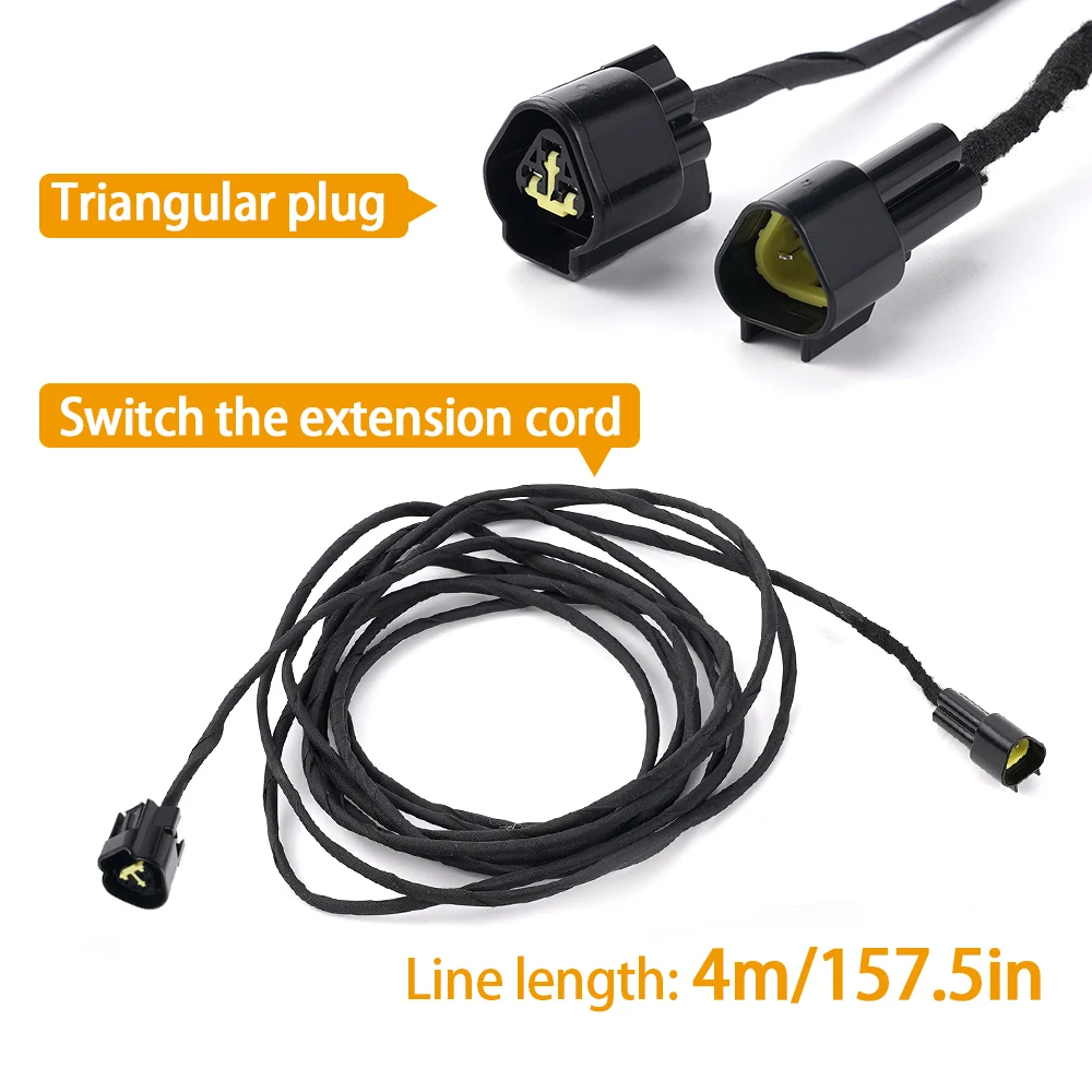 12V 24V 2-8kw Car Diesel Heater LCD Screen 4M Extension Cable Diesel Heater Cable Adapter Connection Automotive Accessories