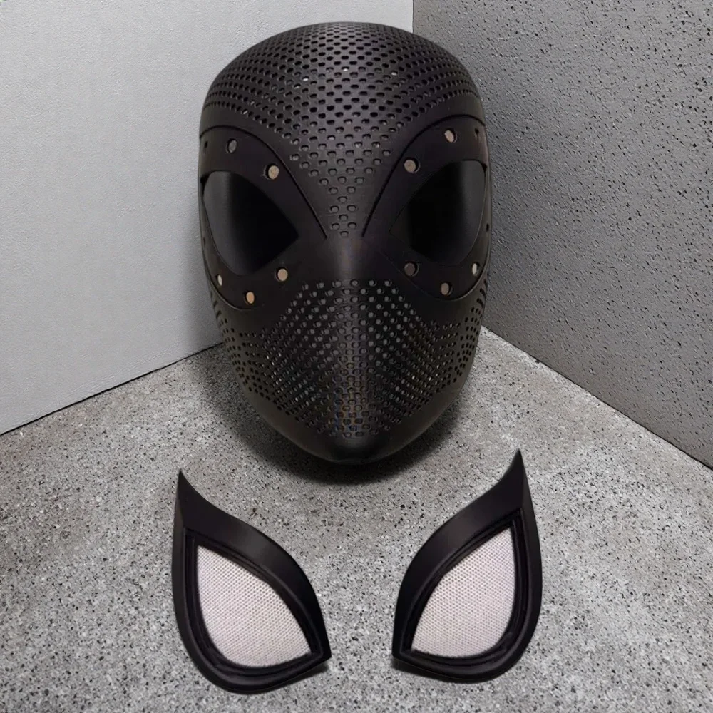 3d-printed-black-ps5-spider-faceshell-mask-magnetic-lenses-adult-men-cosplay-costume-accessory