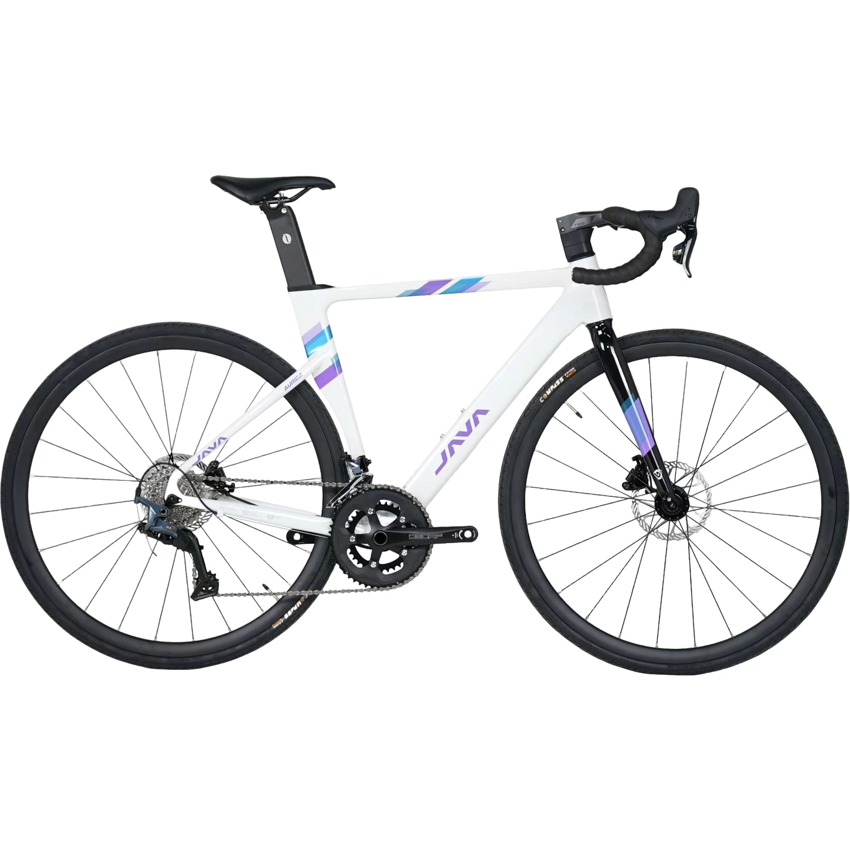 

AURIGA Aluminum Alloy Road Bike Hydraulic Disc Brake 700c Bicycle 24Speed Complete Bike