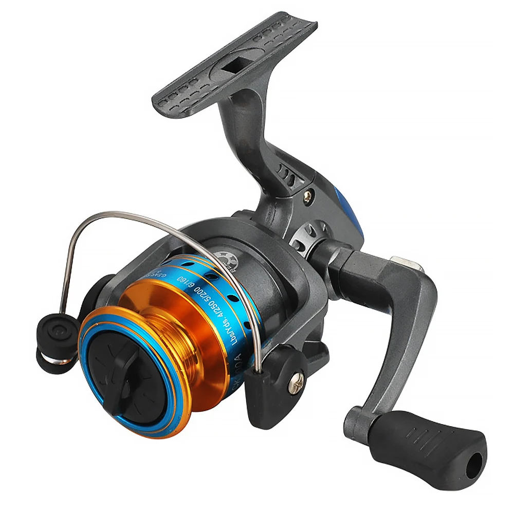 Metal Cup 3BB 5.1:1 Spinning Fishing Reel with Spool Wire Cup Automatic Folding handle left right hand Sea