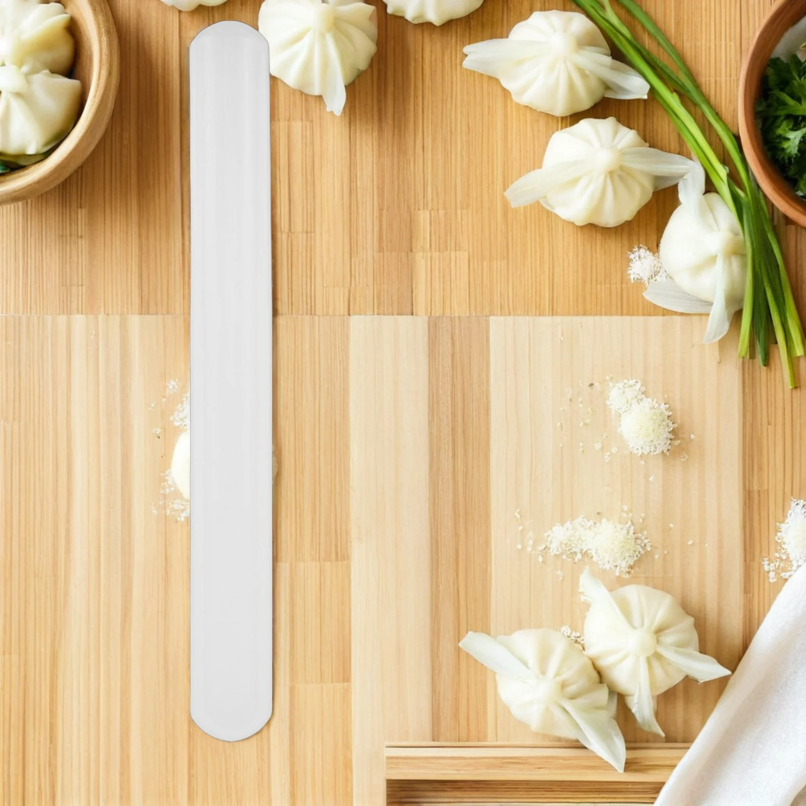 

3Pcs Food Grade Plastic Fondant Rolling Pins Nonstick Dough Roller Kitchen Baking Tool Household Pastry Bread Pizza Roller