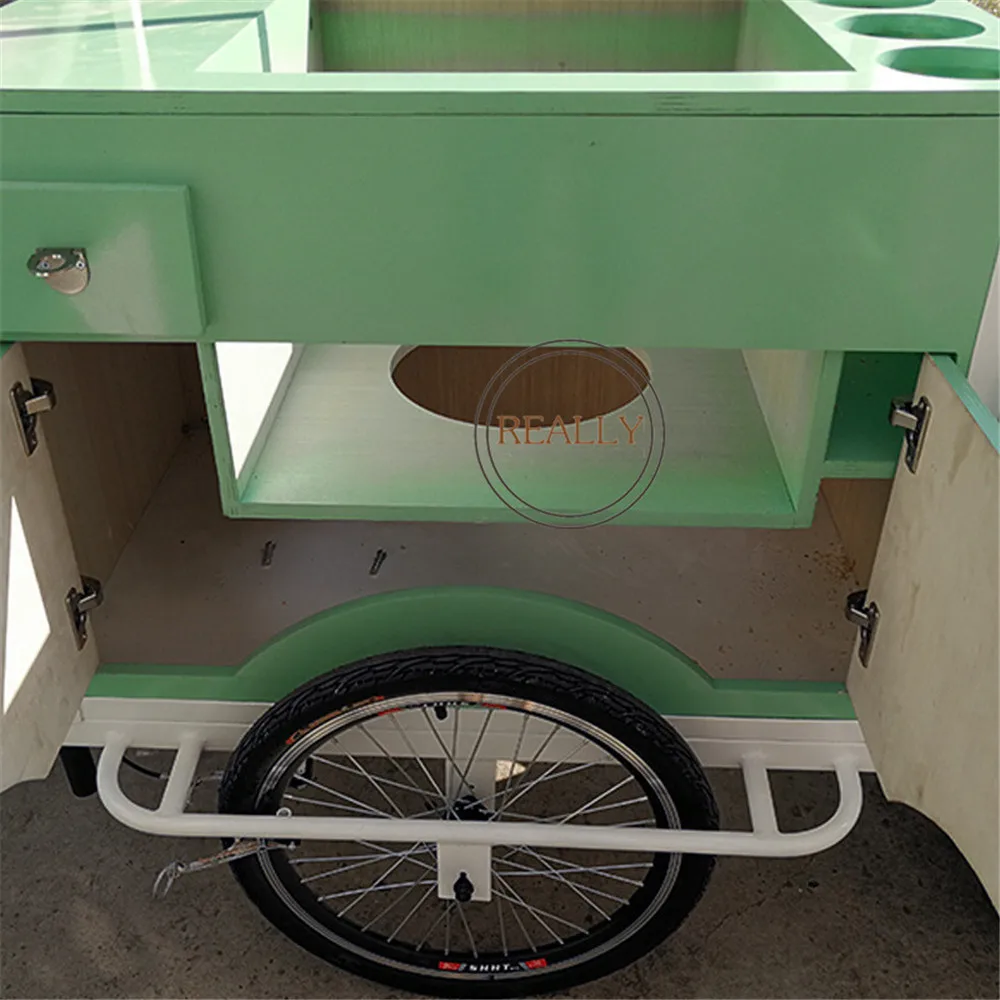 Cotton Candy Selling Bicycle Electric Pedal Assisted Tricycle Three Wheel Cargo Adult Bike