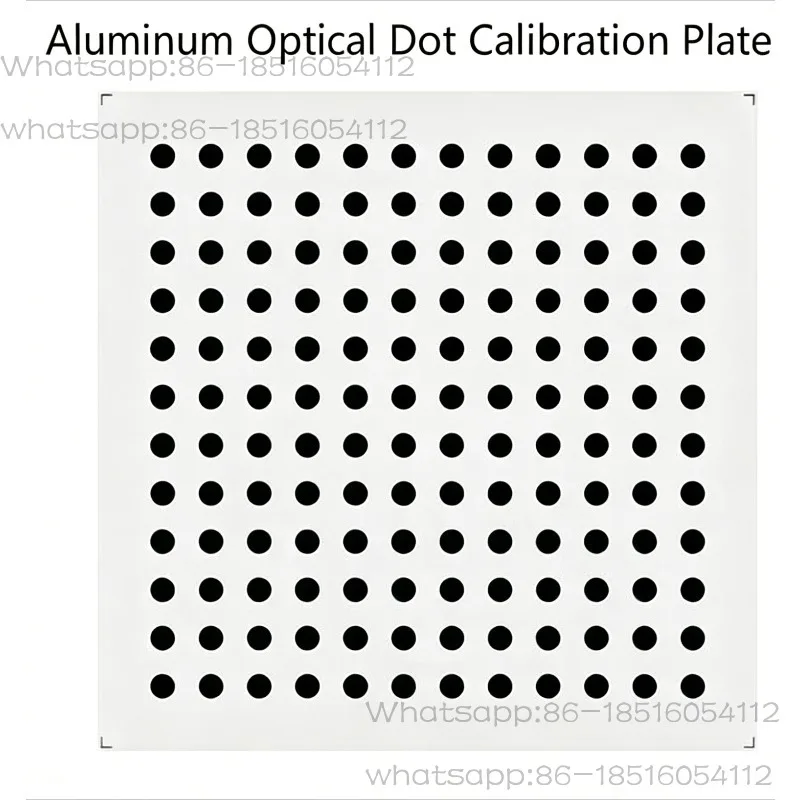 Aluminum Optical Dot Calibration Plate Dot Correction Block Test Calibration Card Machine Vision Splitter Float Glass Substrate