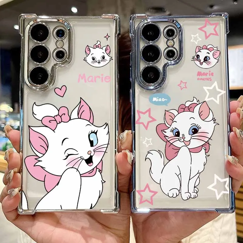 ديزني ماري لطيف لسامسونج S25 حافة S24 S23 S22 S21 S20 نوت 20 الترا زائد لايت تصفيح المضادة للسقوط جراب هاتف #1