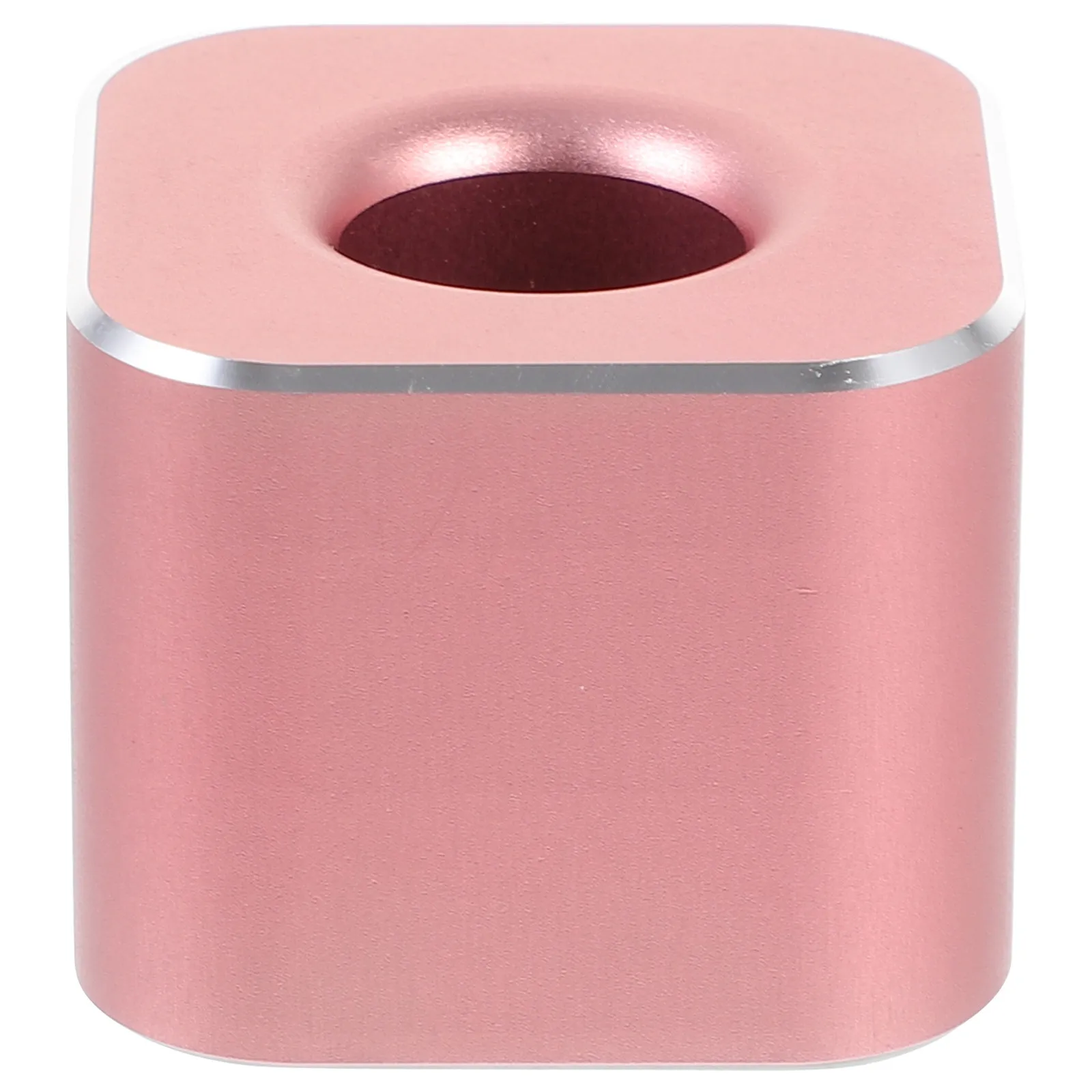 

Sturdy Aluminum Alloy Single Pen Holder Desktop Metal Pen Stand for Fountain Quill Ink Pens Office Home Decor Gift