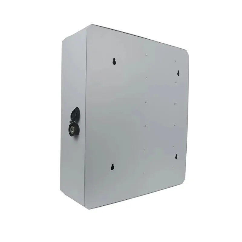 خزانة صندوق أمان للتخزين بمفتاح آمن من الفولاذ بباب واحد مثبتة على الحائط مع قفل برمز إلكتروني