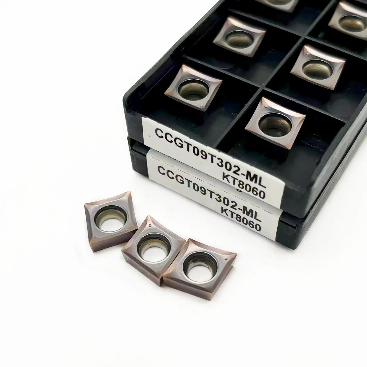 قاطع مخرطة CNC مع إدراج كربيد ، CCGT09T301 ، CCGT09T302 ، CCGT09T304 ، KT8060 ، CCGT09T301 ، CCGT09T304 ، أداة تحويل ، CCGT ، جودة عالية