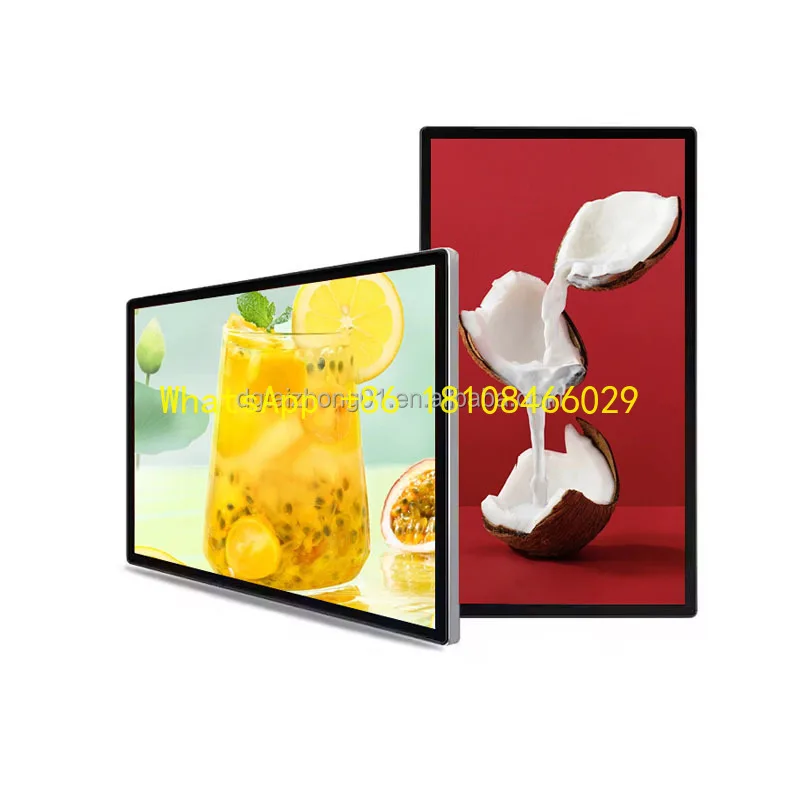 شاشات إعلانية LCD للسبورة البيضاء الرقمية مقاس 32 بوصة، شاشة عرض إعلانية داخلية #1