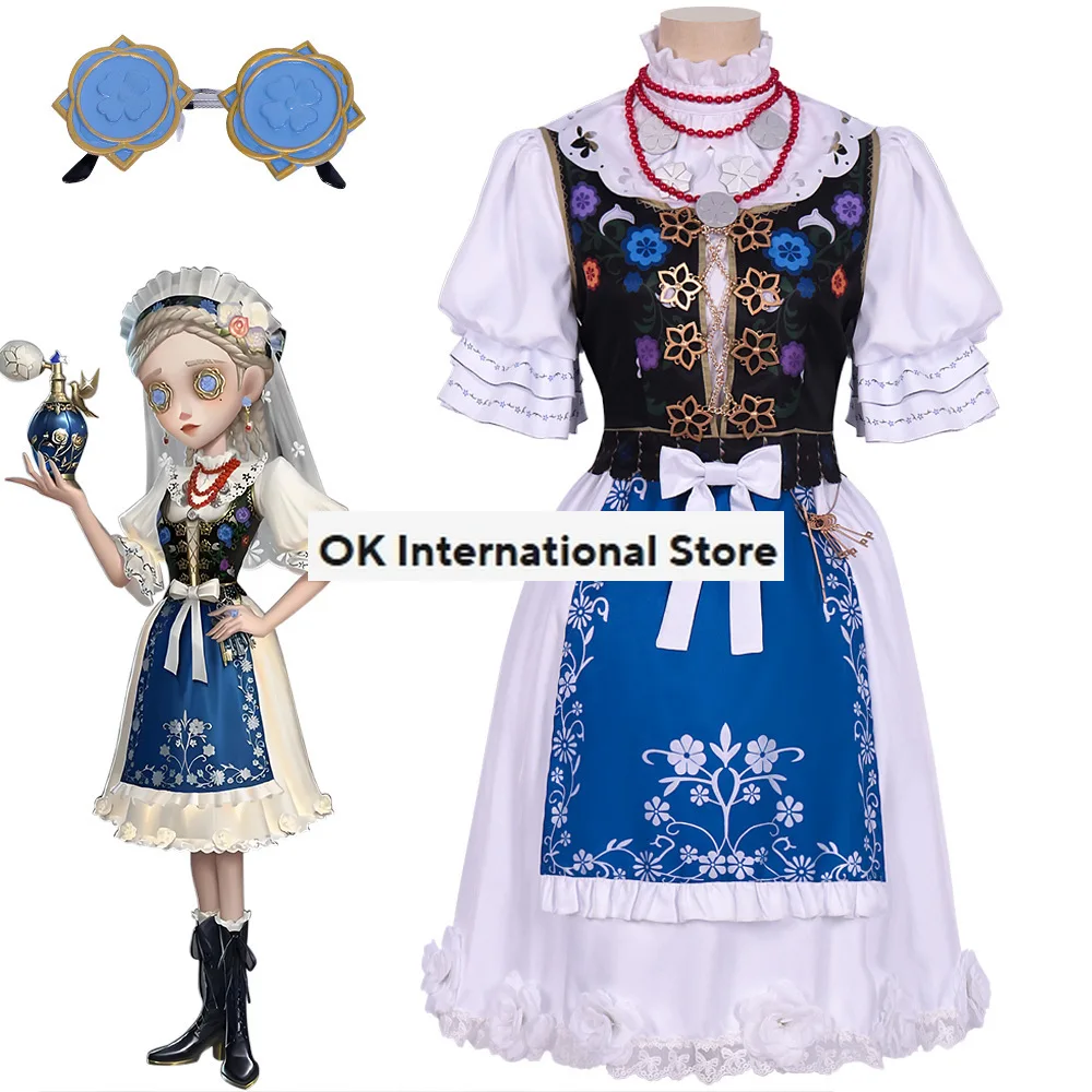 Game Comic Identity V Cosplay Costumes Survivor Perfumer Vera Nair Judith The Dove Skin Cosplay Costume Uniforms Dresses Wig Set