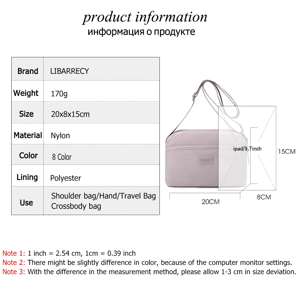 Mini Ladies Shoulder Bag Fashion High Quality Nylon Ladies Crossbody Bags New Solid Color Women Mobile Phone Bag Wallet Bolsos