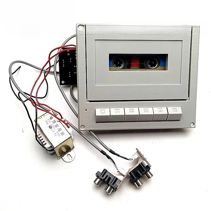 TA7668 Stereo Tape Recorder Head Front Stage Amplification Board DIY Kit, Card Holder Recording