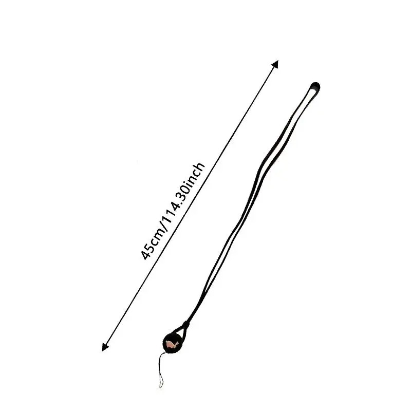 Cute Rabbit  Silicone Mobile Phone Lanyard Wrist Strap Earphone Case Rope Keychain Girls Students