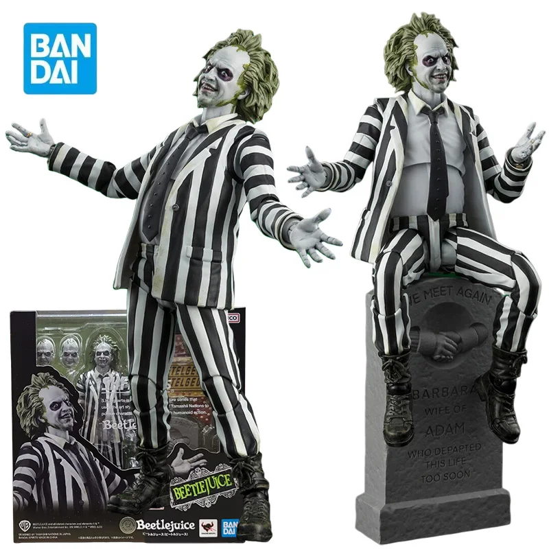 BANDAI SPIRITS PB SHF Beetlejuice figuras de acción Beetle Juice Anime modelo Kit juguetes para niños colección de cajas originales