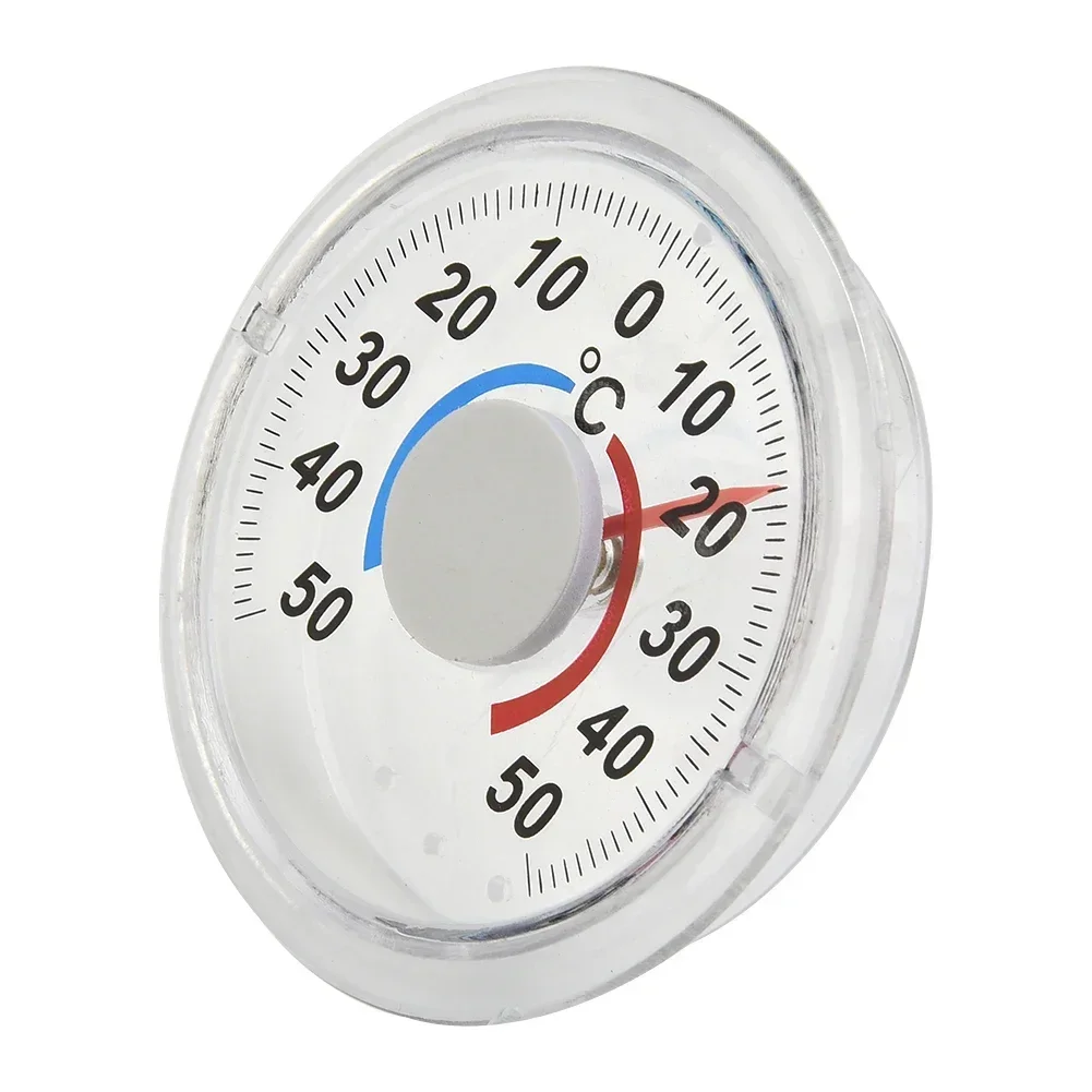 Circular Thermometer Shutter Transparent For Window Greenhouse Indoor And Outdoor Metal Pointer Round Thermometer