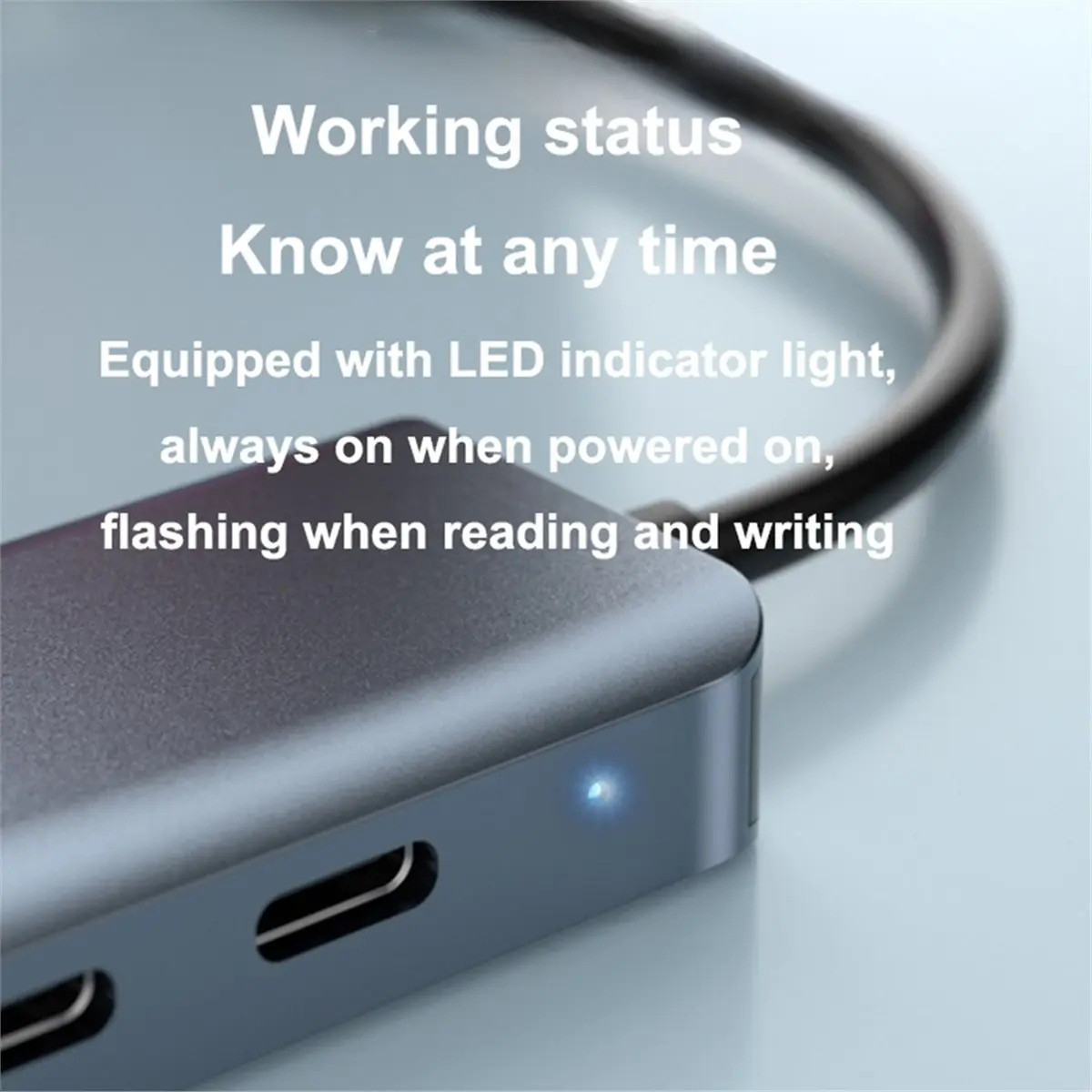 6 in 1 Type-C DP Alt Mode USB C Hub with HDTV 4K@60Hz Dual Video Output USB3.2 Gen2 HUB 10Gbps Data 100W PD Charging
