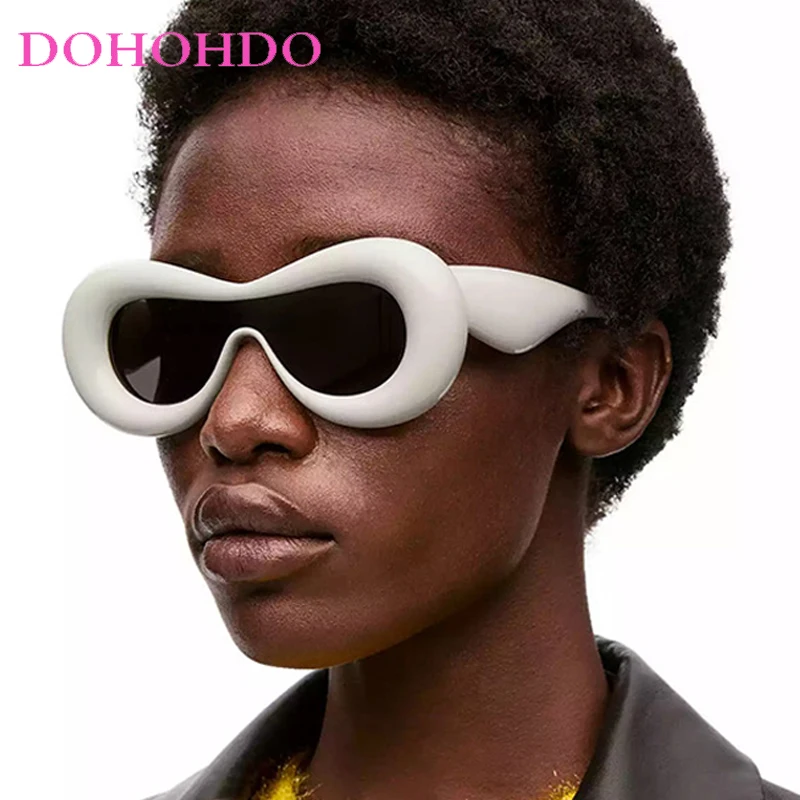 

New Luxury Punk One Piece Sunglasses Women Men Vintage Brand Design Outdoor Cycling Travel Sun Glasses Female UV400 Gafas De Sol