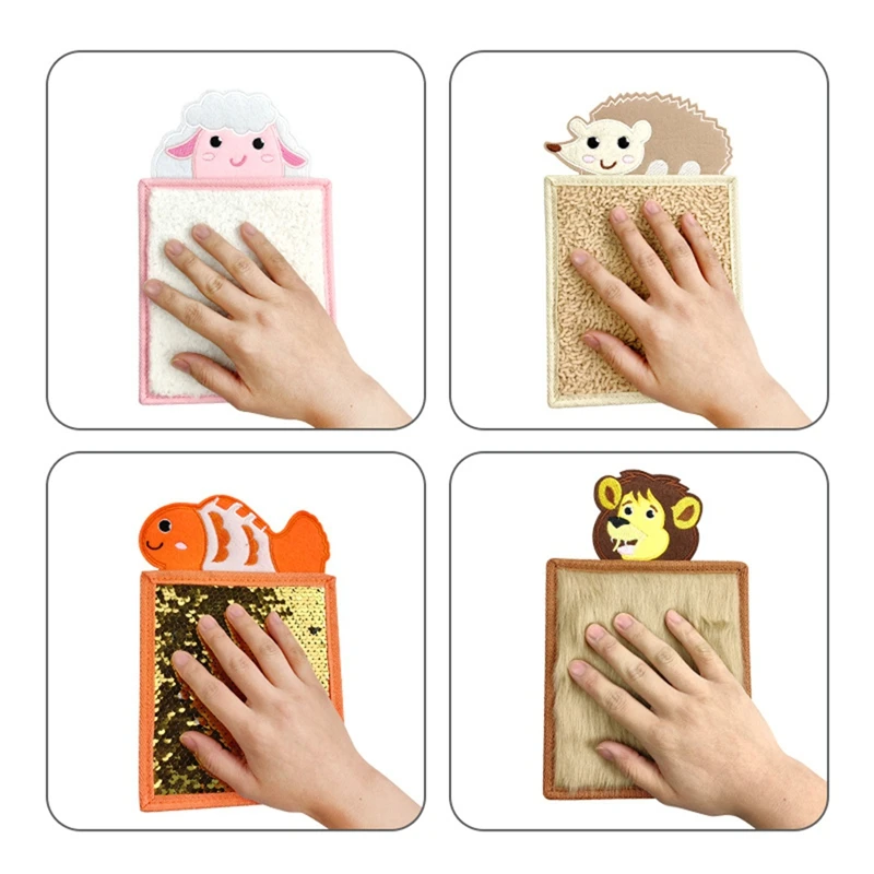 Sensory Mats Animal Theme Sensory Tiles Assorted Textured Sensory Walls Panel Sensory Disorder Toys