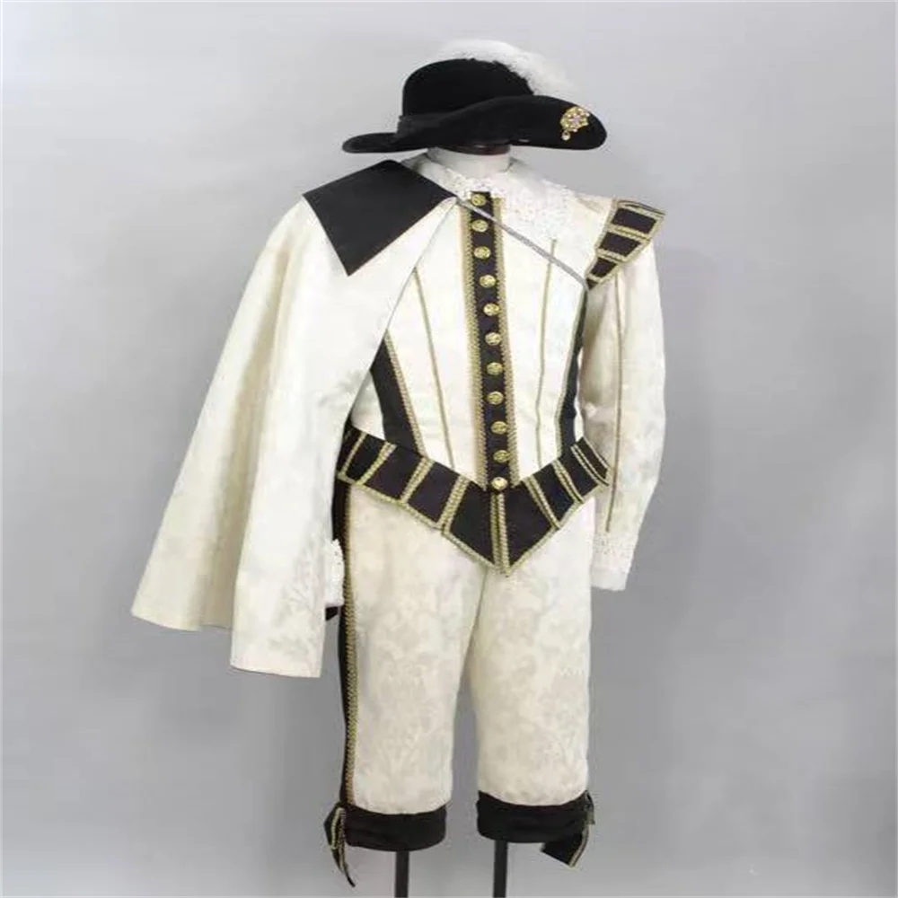 

15th Century Men Tudor Elizabethan King Costume Renaissance Knight King Prince Noble Royal Court Theatre Ball Gown