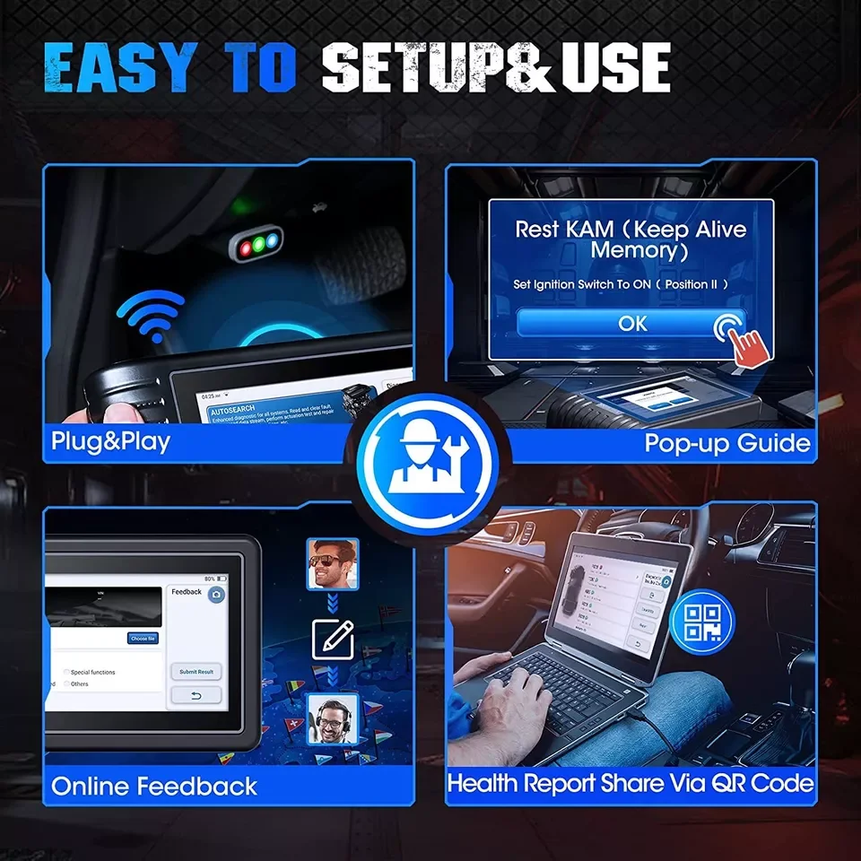 TOPDON Artidiag800 BT 2 OBD2 Professional Car Diagnostic Tool Automotive Scanner All System Scan Tool Free Lifetime Upgrade ECU