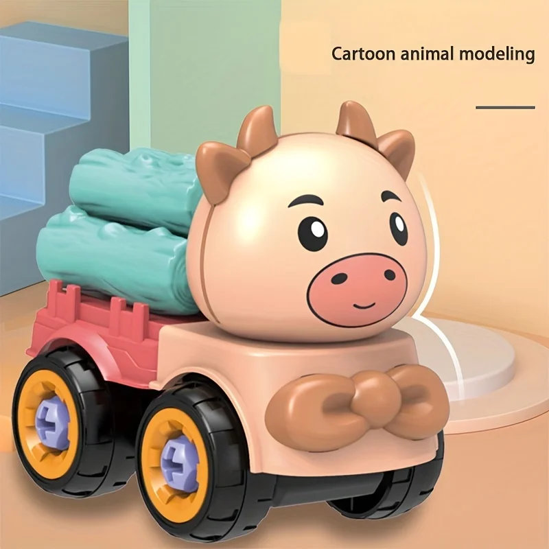 Take Apart Toys Cartoon Car Construction Toy Kids Tool Set Play Assemble Toys STEM Building Learning Game Kids Educational Toys