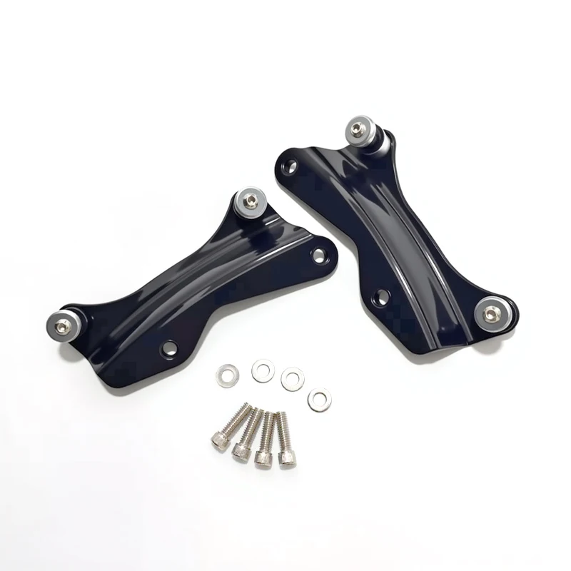 4 Point Docking Hardware Kit Vivid Black Quick Release Hardware Fit for  Davidson Touring Street Glide Electra Glide Road