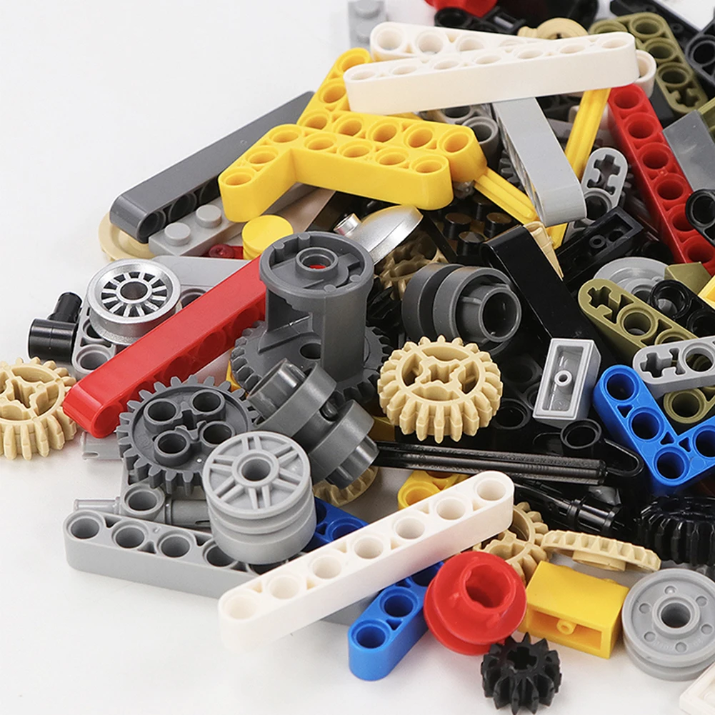 Technical Bricks Parts Bulk Gear Cross Axle Lift Arm Pin Connector Beam Tech Panel Loose Pack MOC Power Functions Building Block