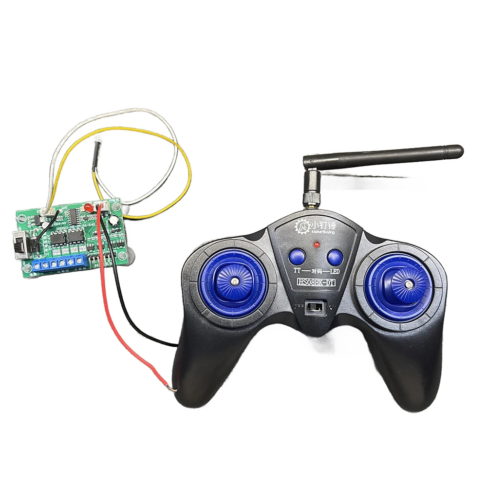 8 channel 2.4G remote control speed control steering gear electric adjustment receiving board toy car mixed control self-locking